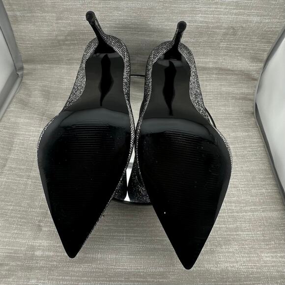 Steve Madden Women Black Pewter Rhinestone Daisie Most Pumps 8.5 - Picture 8 of 10